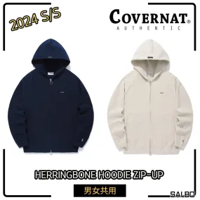 COVERNAT Unisex Street Style Long Sleeves Cotton Oversized Logo 