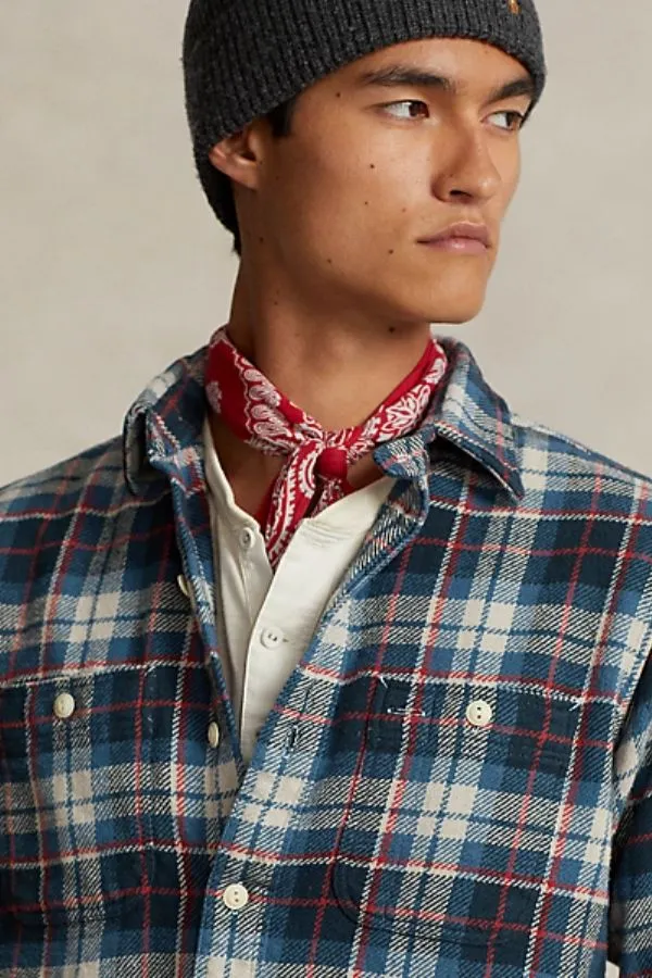 Custom Fit Tartan Flannel Workshirt