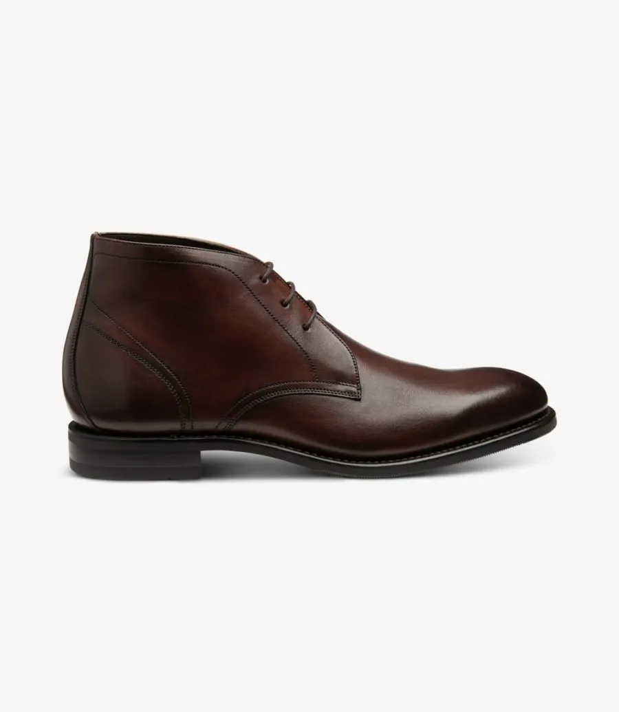 Dark Brown LOAKE Myers Chukka Calf Boot