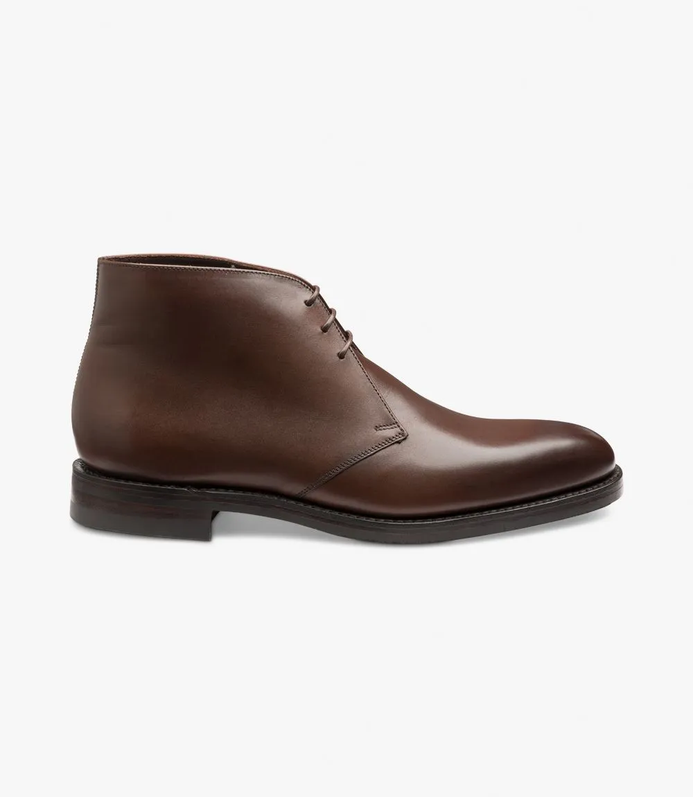 Dark Brown Loake Pimlico Chukka Calf Boot