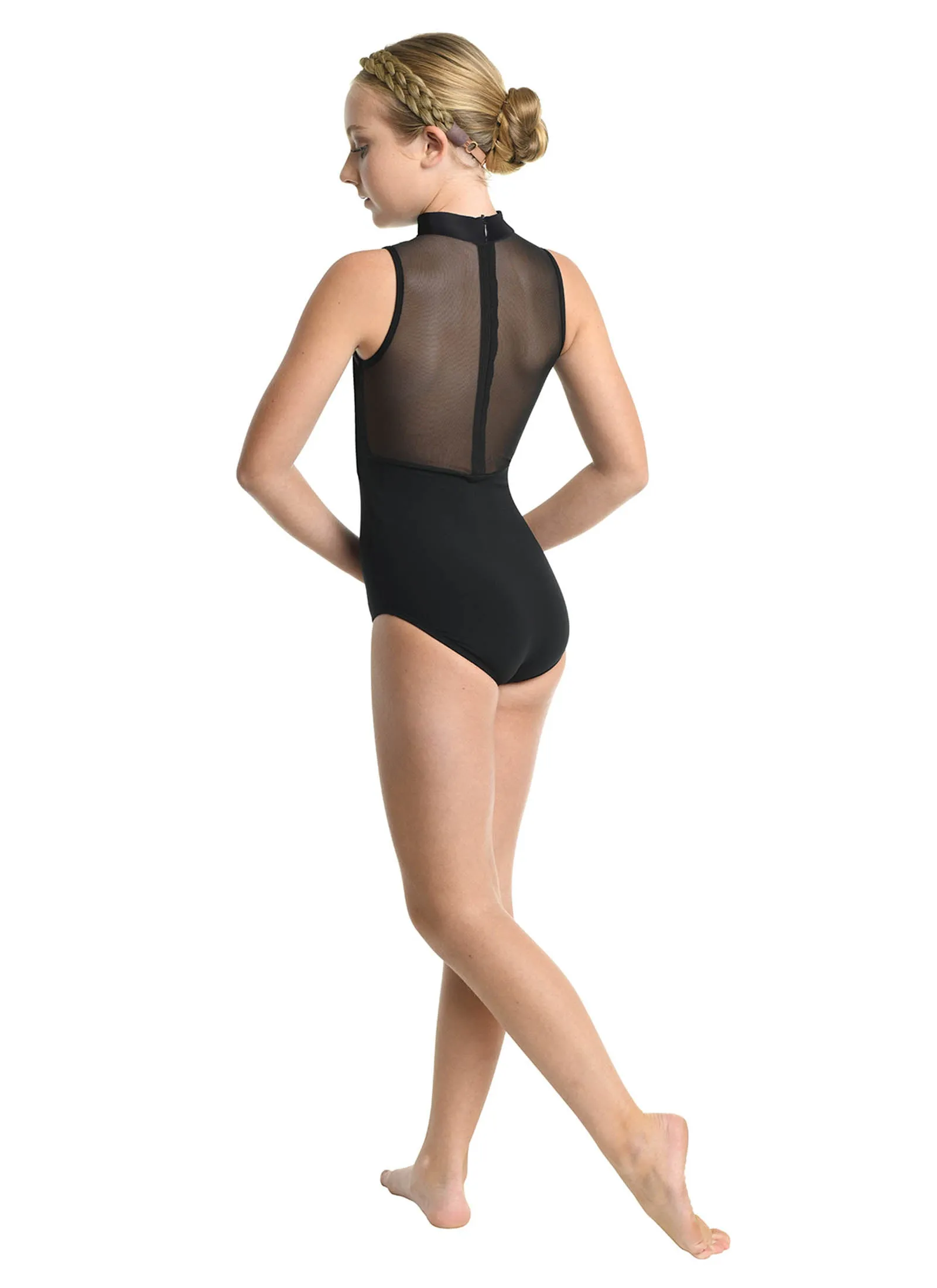 Devon Black Leotard for Kids