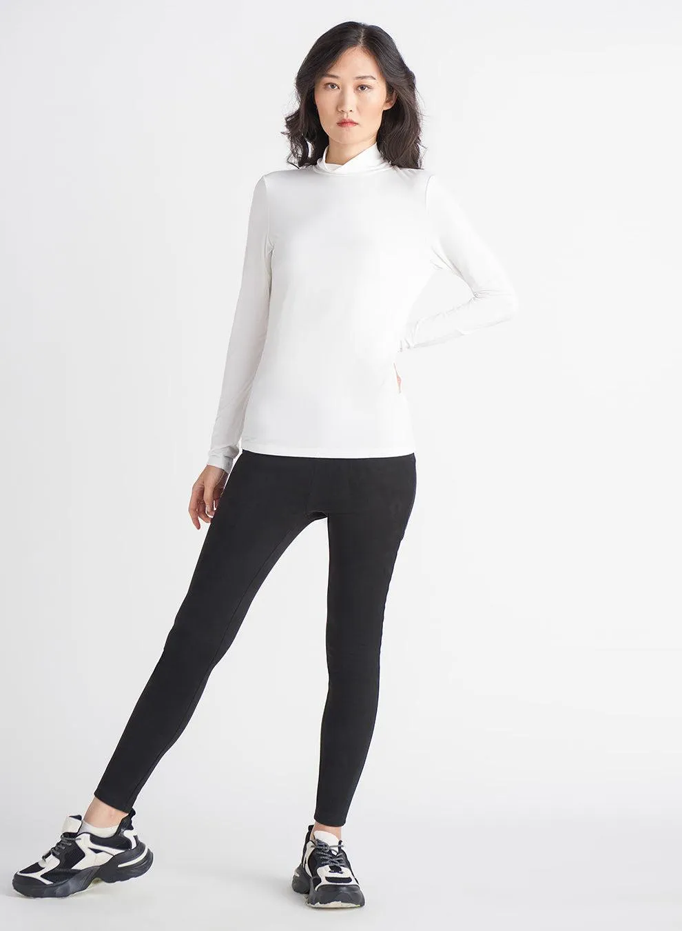 Dex Cream Knit Turtle Neck