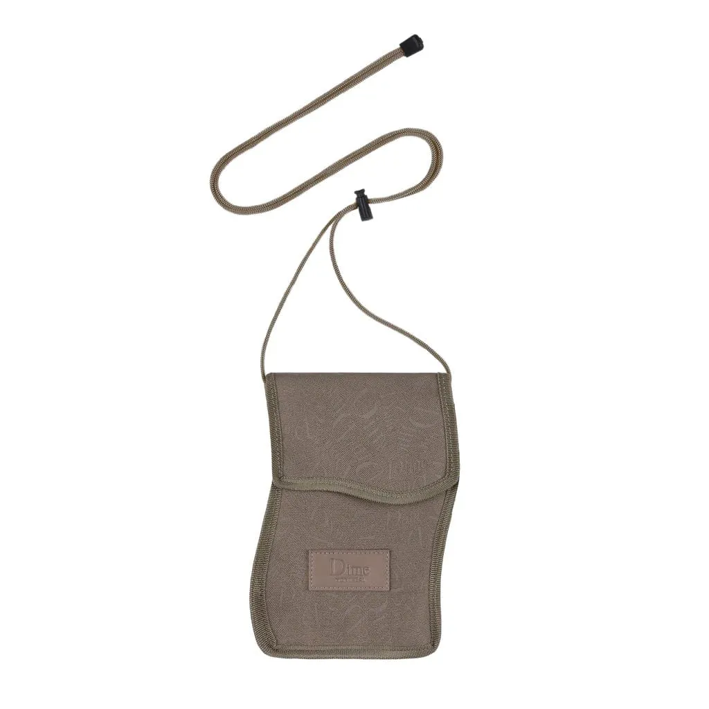 Dime MTL Haha Neck Pouch Bag Brown