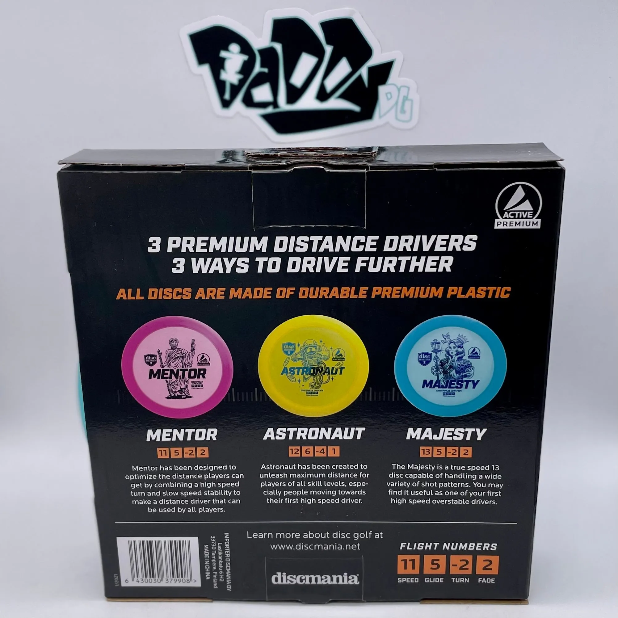 Discmania Active Premium 3-Disc Box Long Distance Set