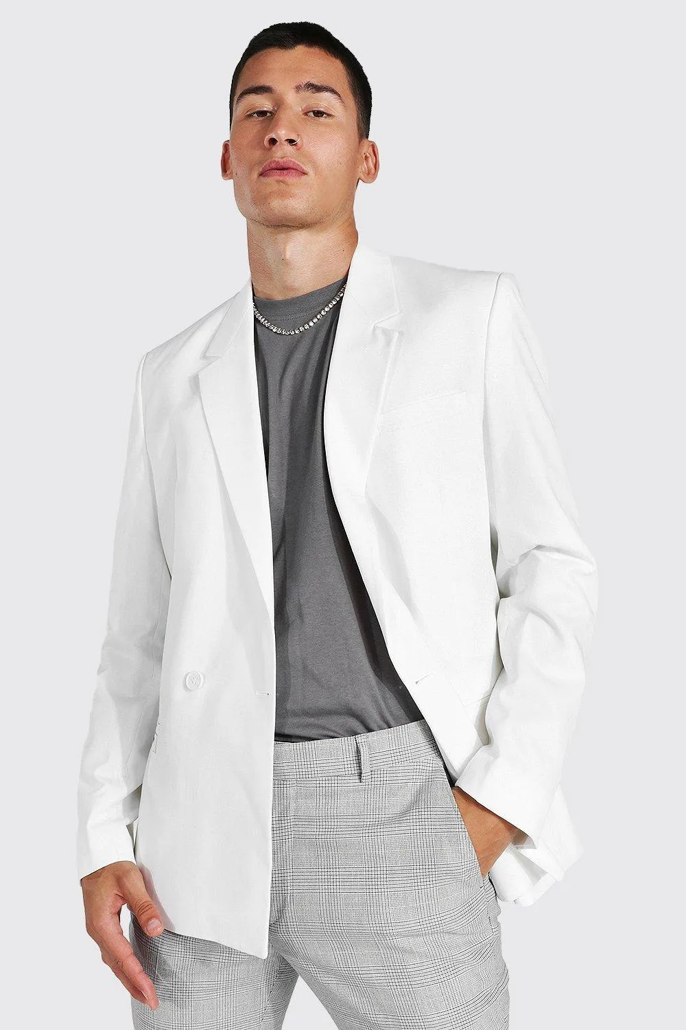 Double Breasted Relaxed Blazer