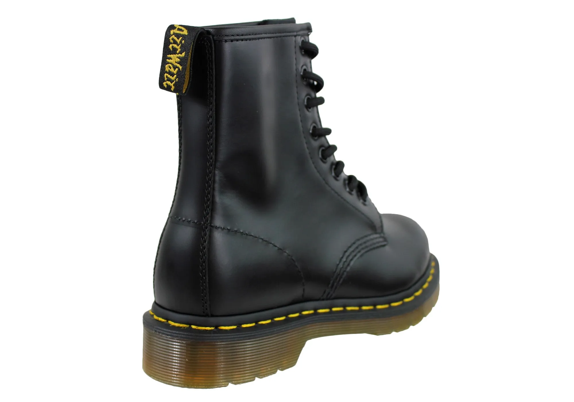 Dr Martens 1460 Black Smooth Unisex Leather Lace Up Fashion Boots