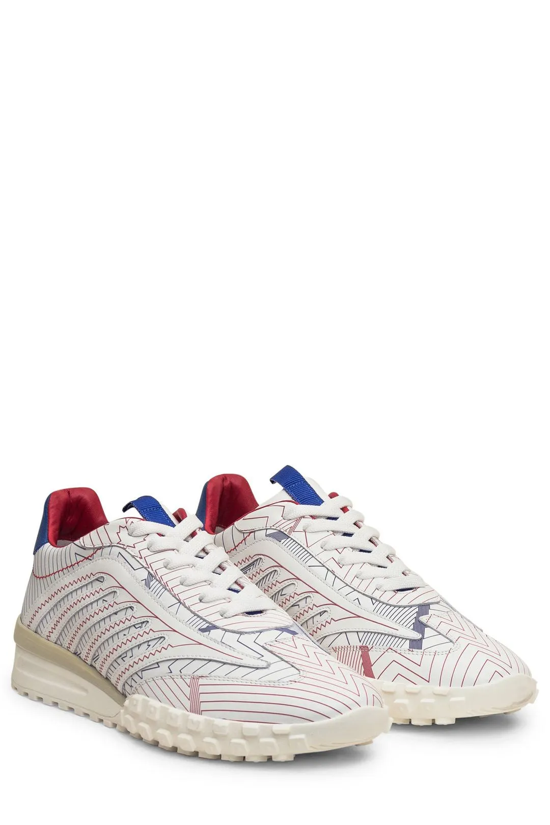 Dsquared2 Sneakers - Printed Lace-Up Shoes | Shop Now