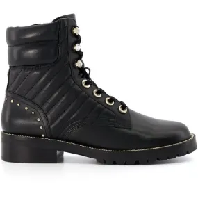 Dune London Pearlescent Biker Boots