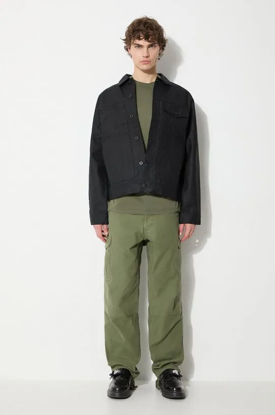 Filson cotton trousers Field Cargo Pants green color FMPAN0016