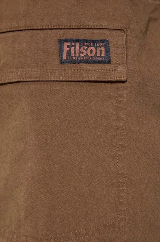 Filson shorts Granite Mountain men's brown color FMSHO0012