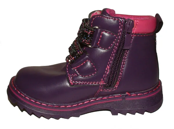 FLEUR PURPLE ANKLE BOOTS