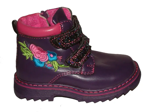 FLEUR PURPLE ANKLE BOOTS