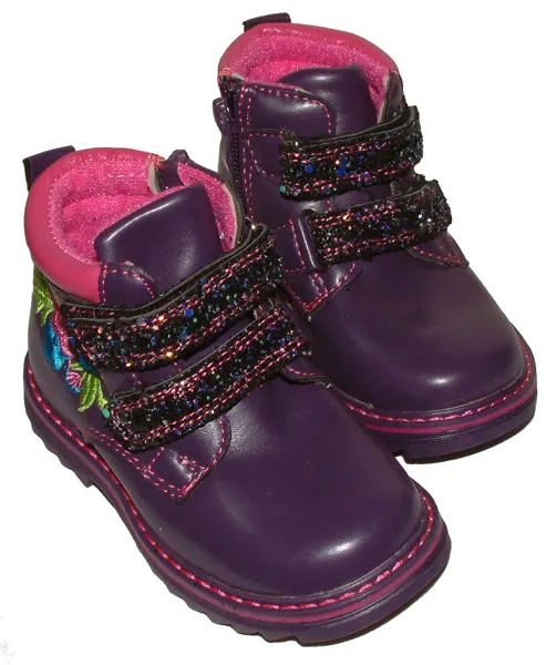 FLEUR PURPLE ANKLE BOOTS