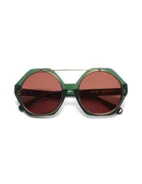 Flip Up Sunglasses | Green