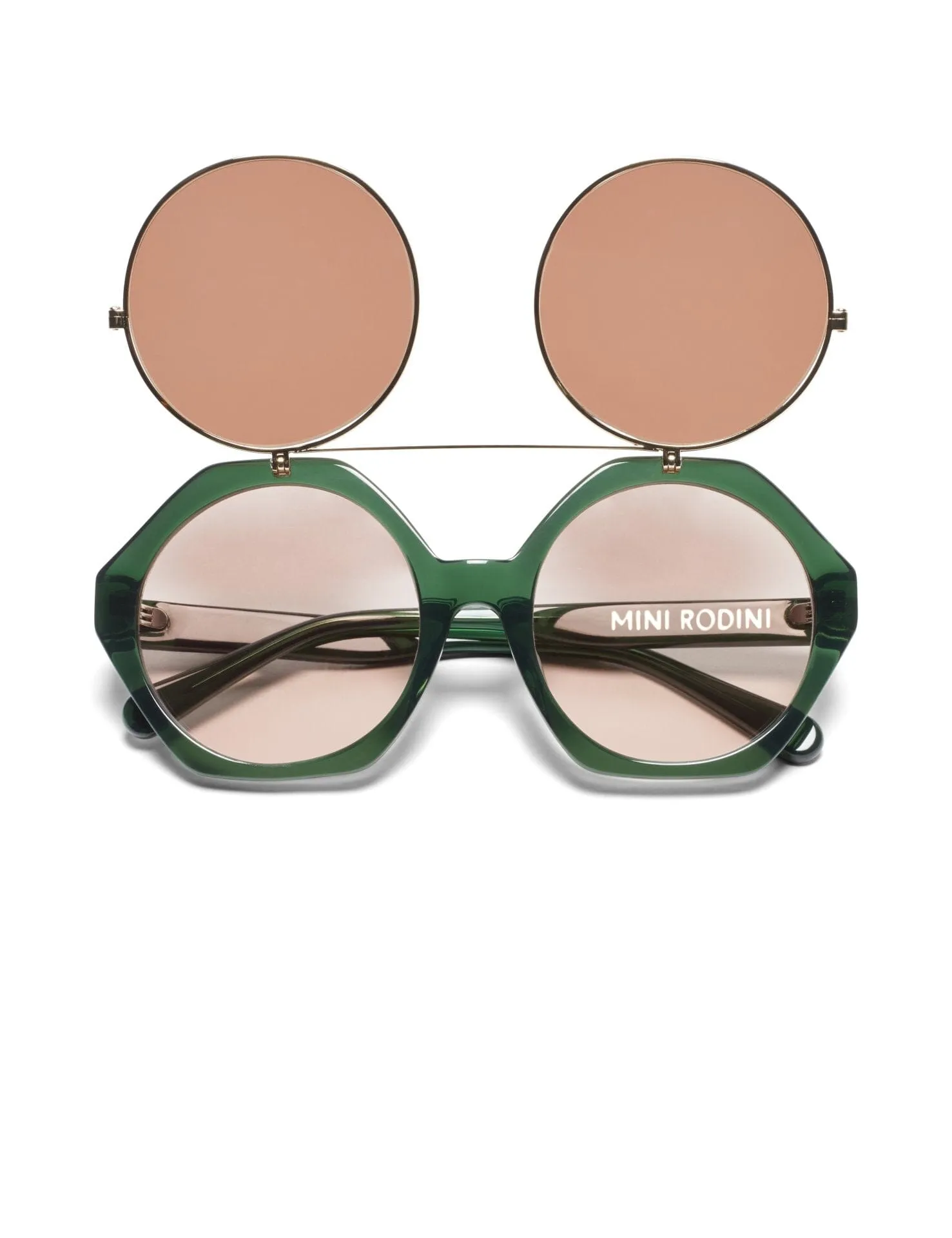 Flip Up Sunglasses | Green