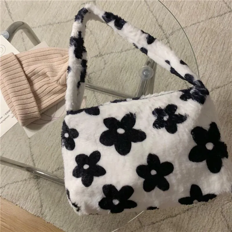 Flower Fluffy Bag