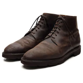 'Forge' Dark Brown Waxed Suede Boots UK 7 E