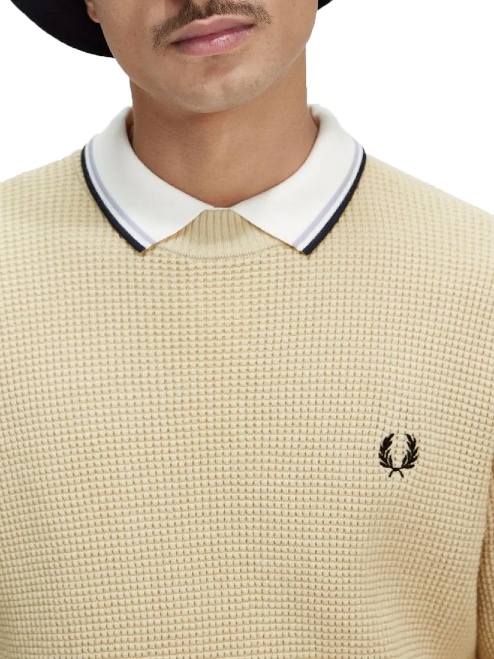 Fred Perry Maglia Uomo K6507 Beige