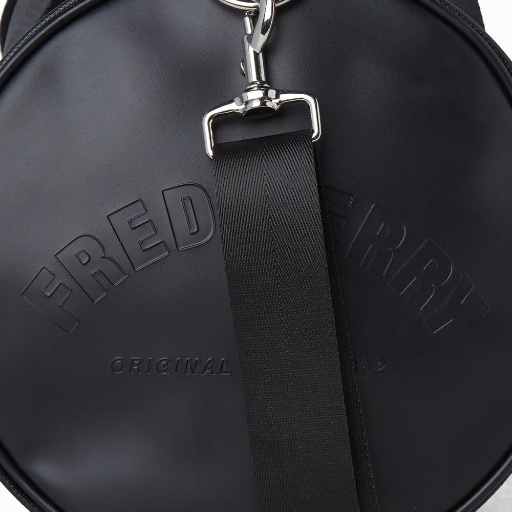 Fred Perry Pique Barrel BagBlack