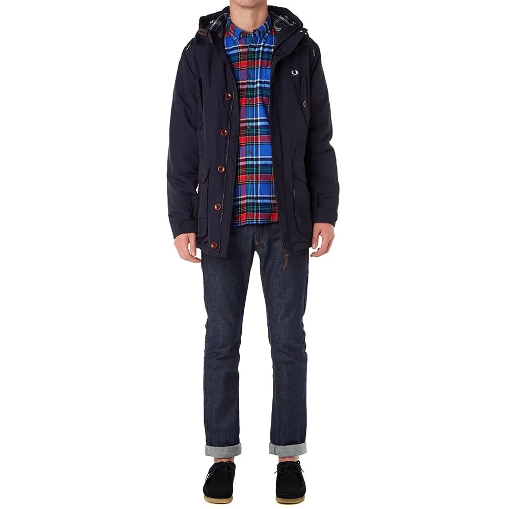 Fred Perry Wadded Mountain ParkaNavy