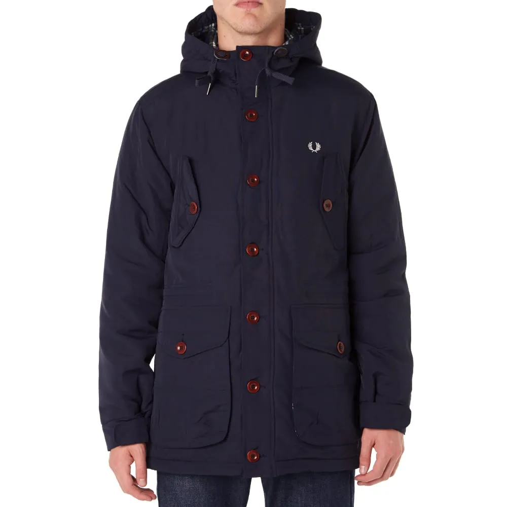 Fred Perry Wadded Mountain ParkaNavy