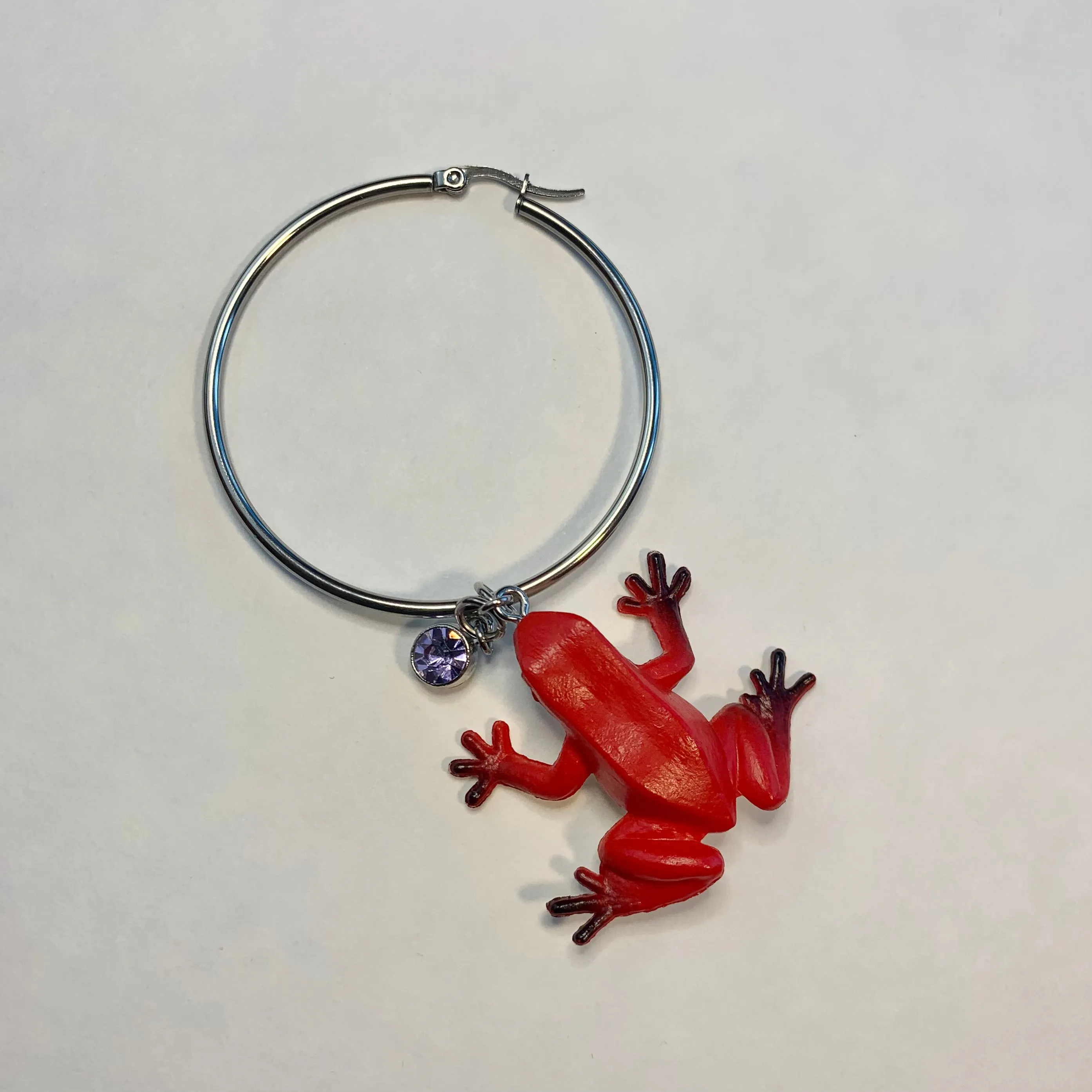 Frog toy single earrings- assorted