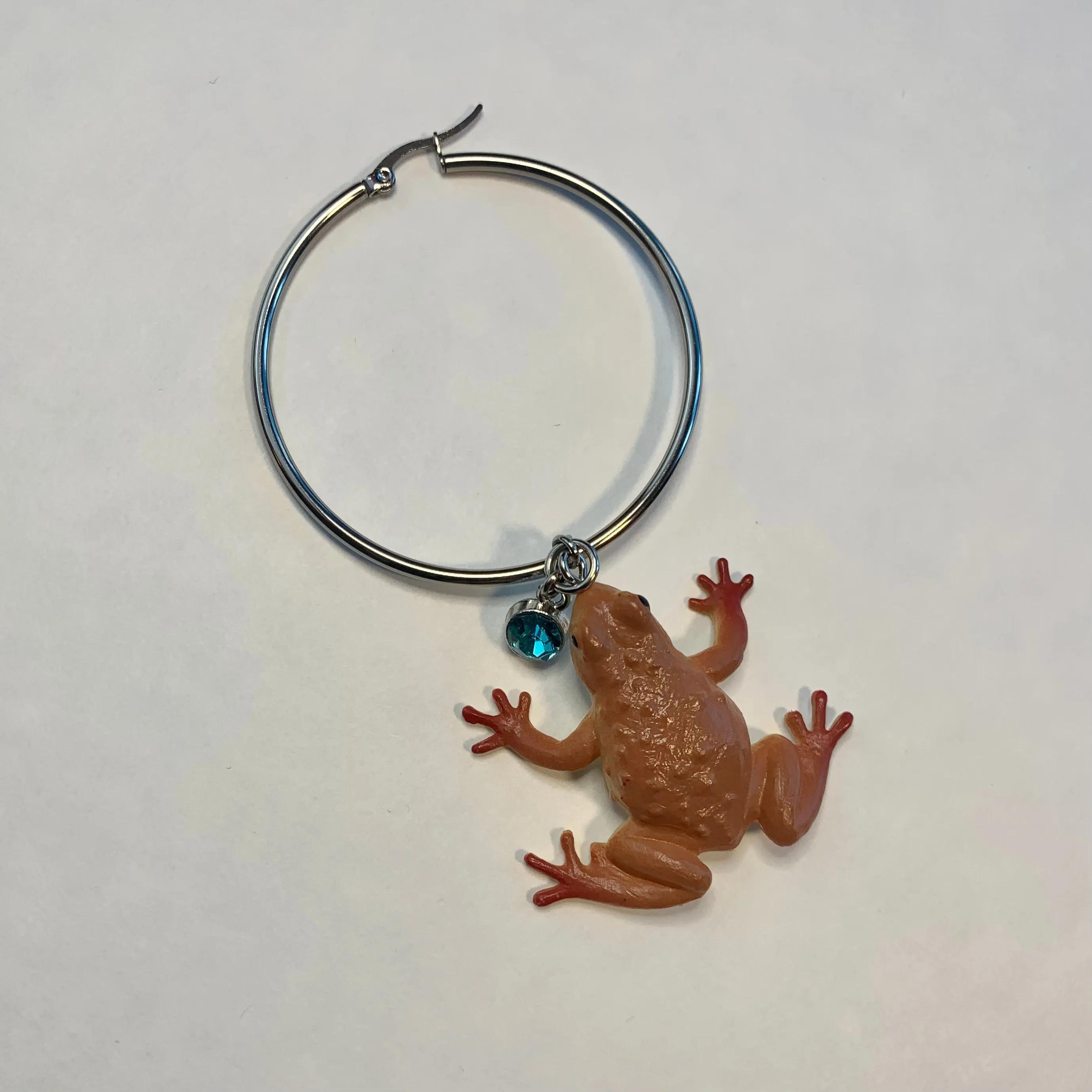 Frog toy single earrings- assorted