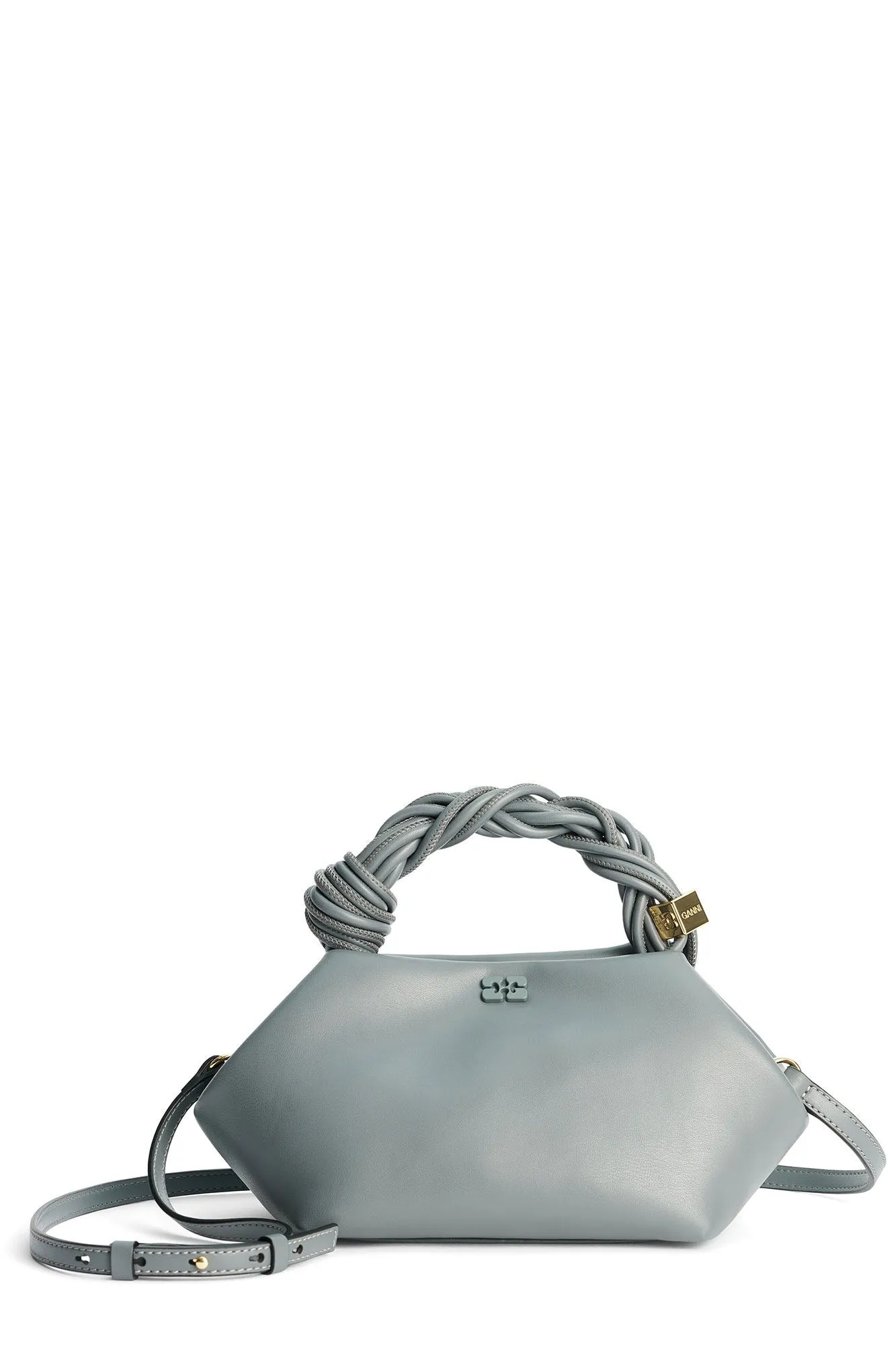 Ganni Bou Bag Small in Frost Gray