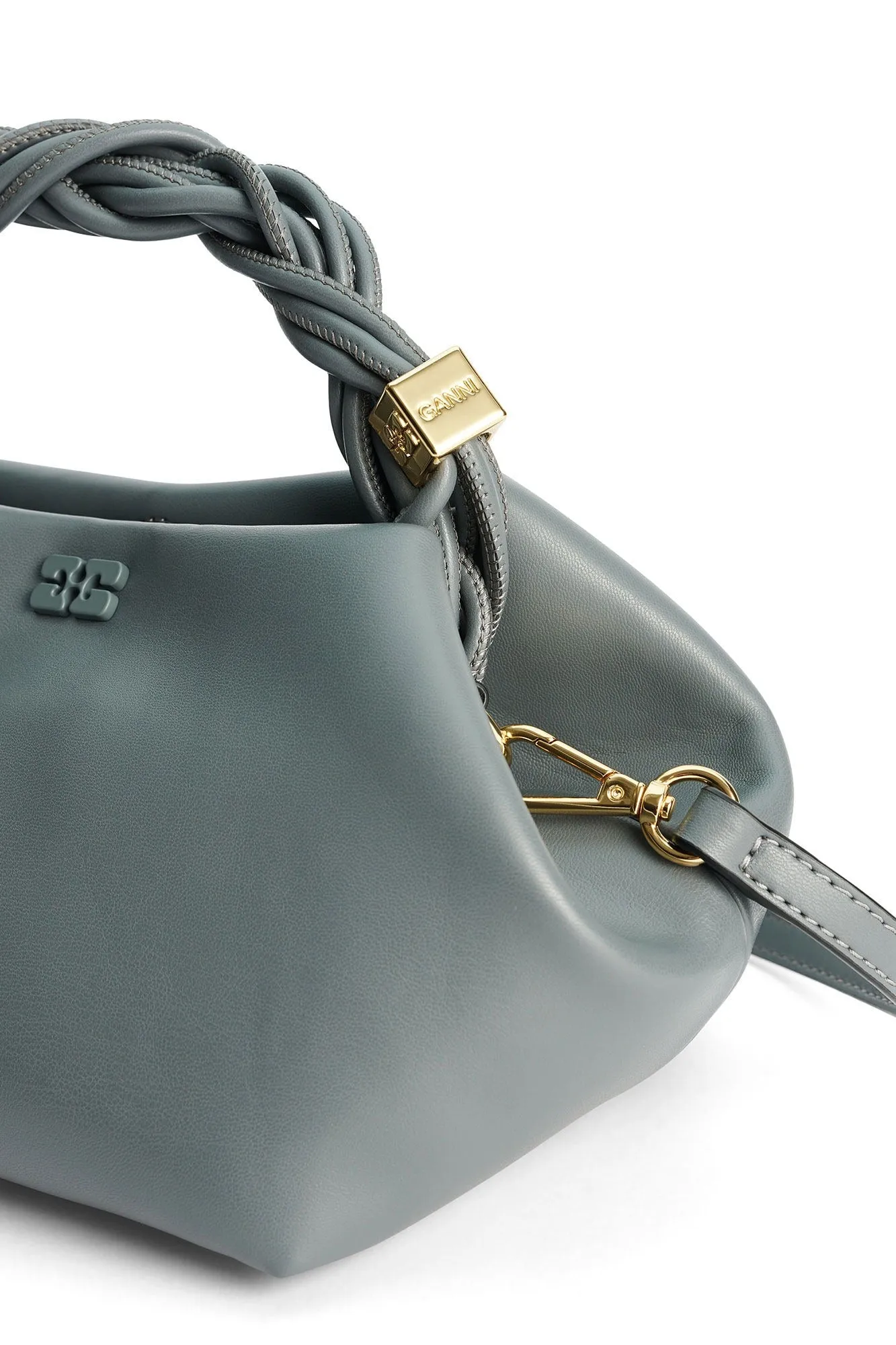 Ganni Bou Bag Small in Frost Gray