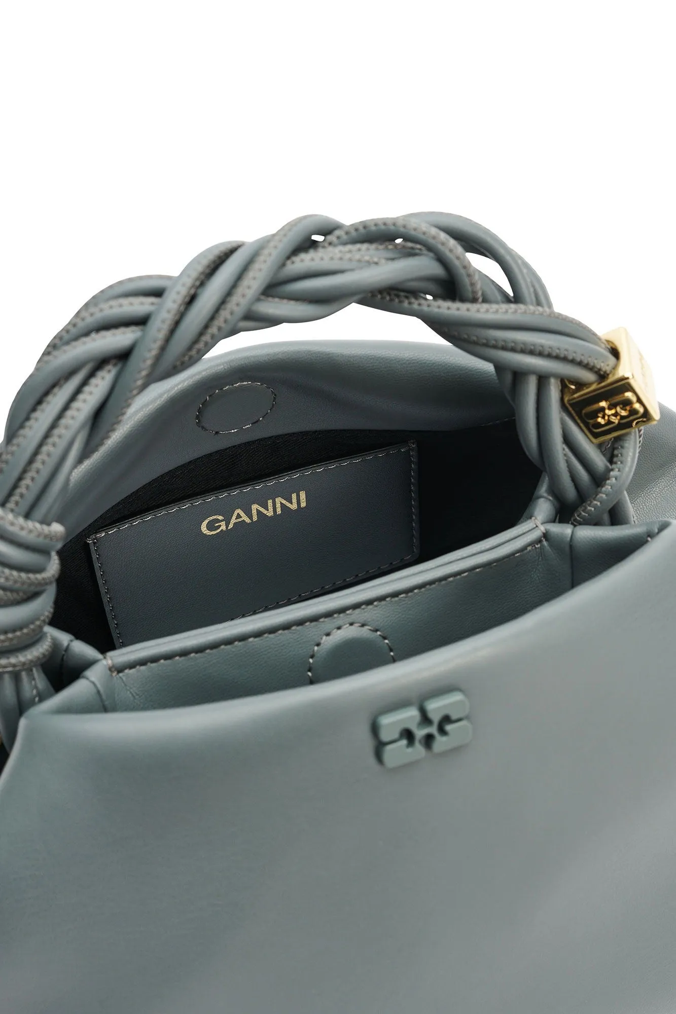 Ganni Bou Bag Small in Frost Gray