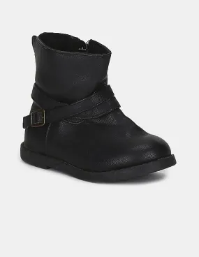 GAP Girls Black Biker Boots