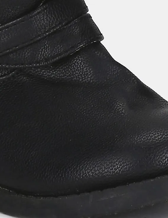 GAP Girls Black Biker Boots