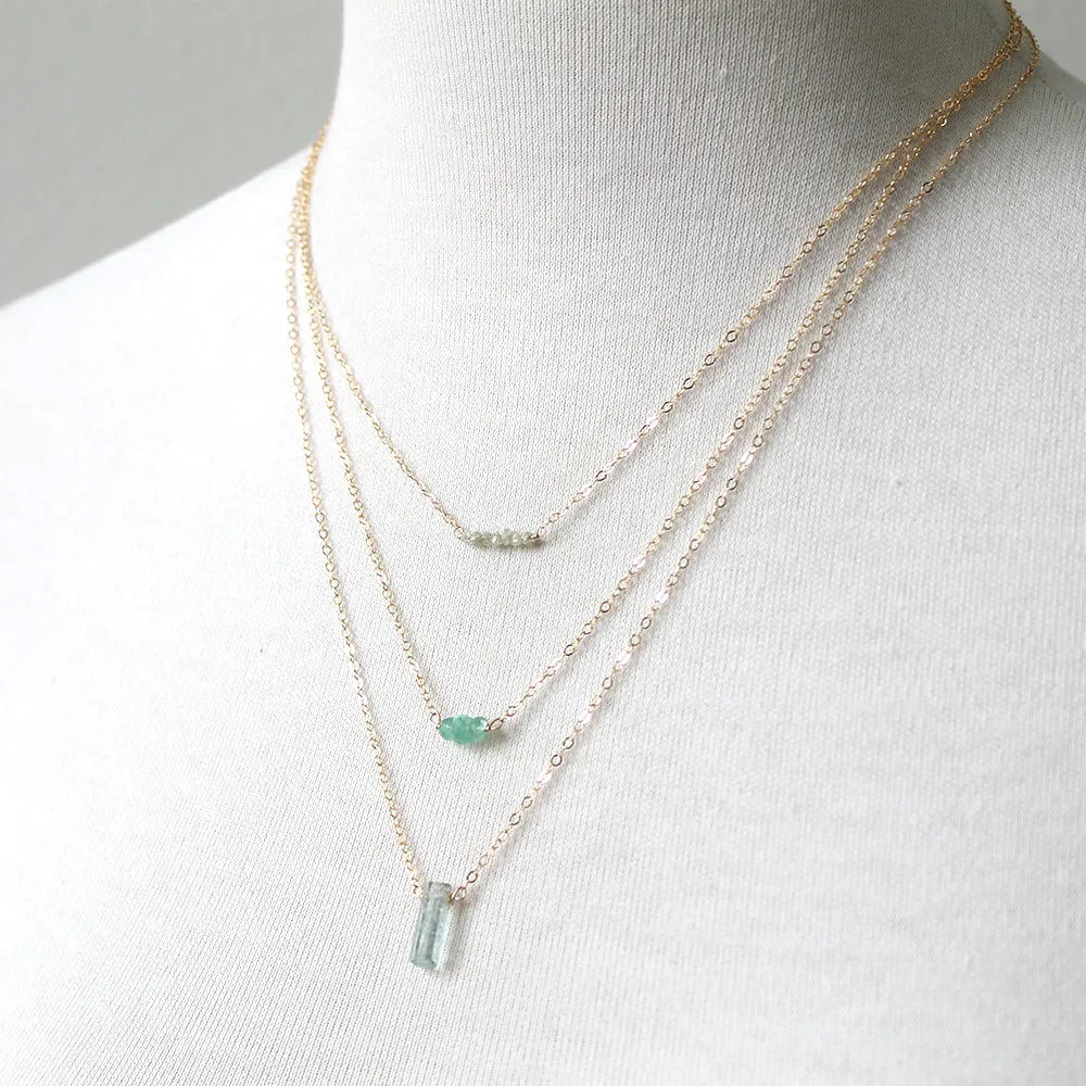 Gem Necklaces - Birthstone - GF