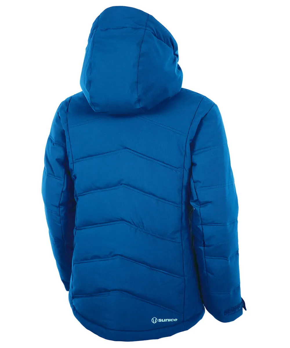 Girls' Ava Waterproof Quilted Stretch Jacket