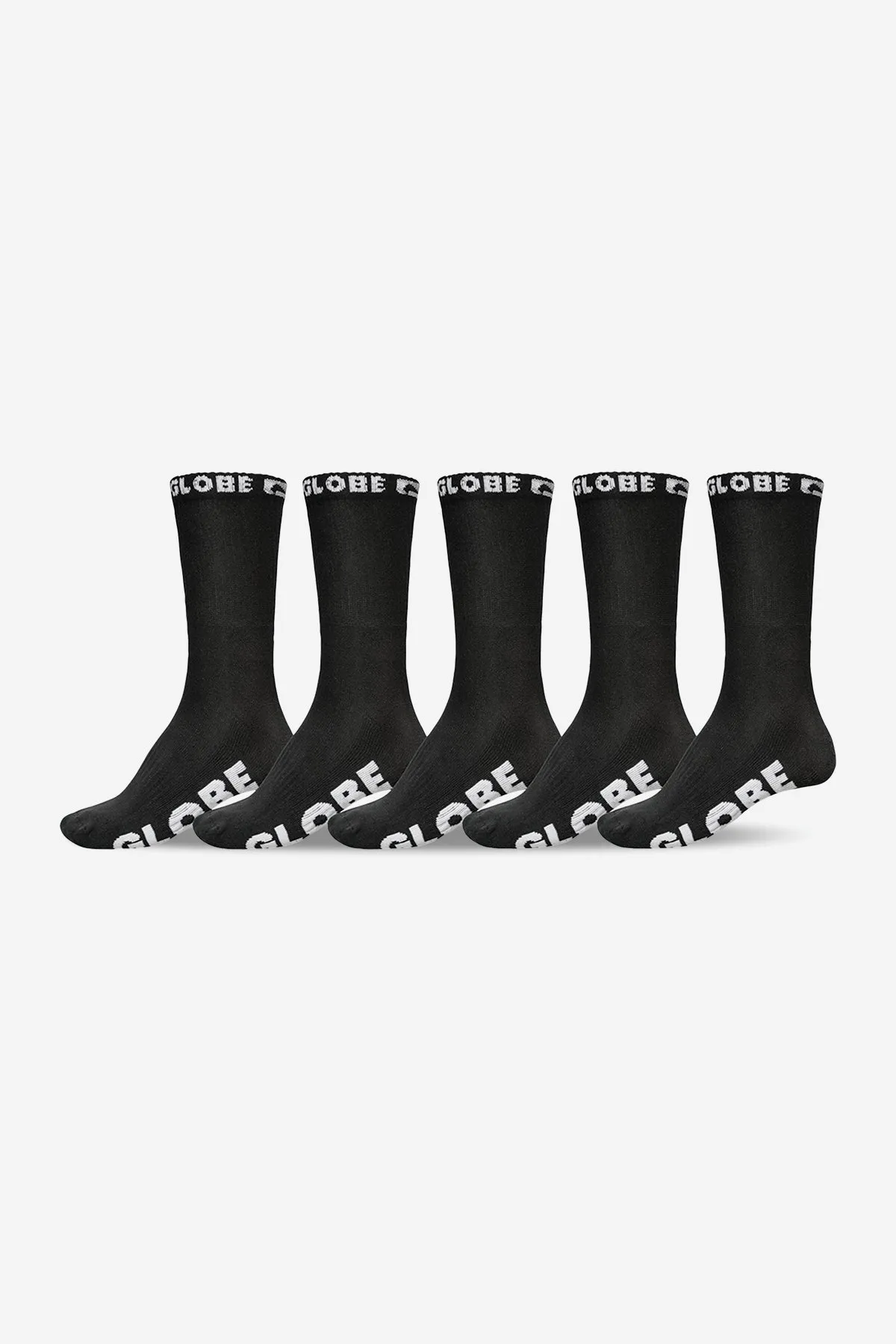 Globe Blackout Socks Pack of 5