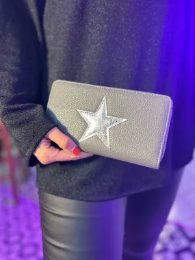 Grey Star Purse