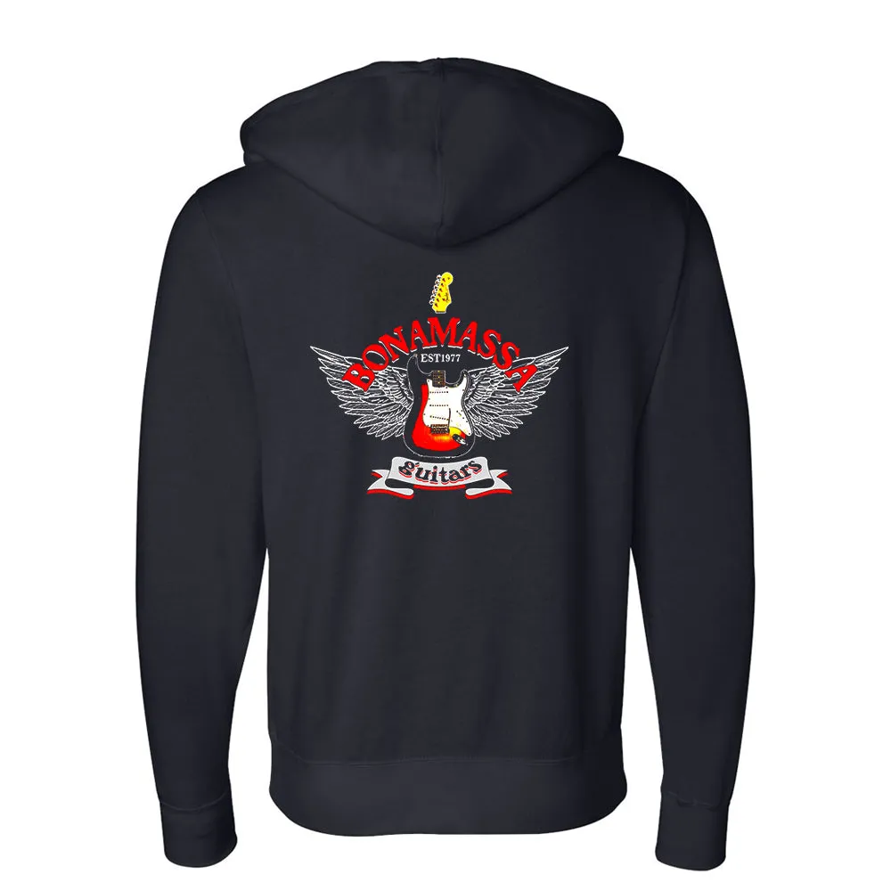 Guitar Guardian Zip-Up Hoodie (Unisex)