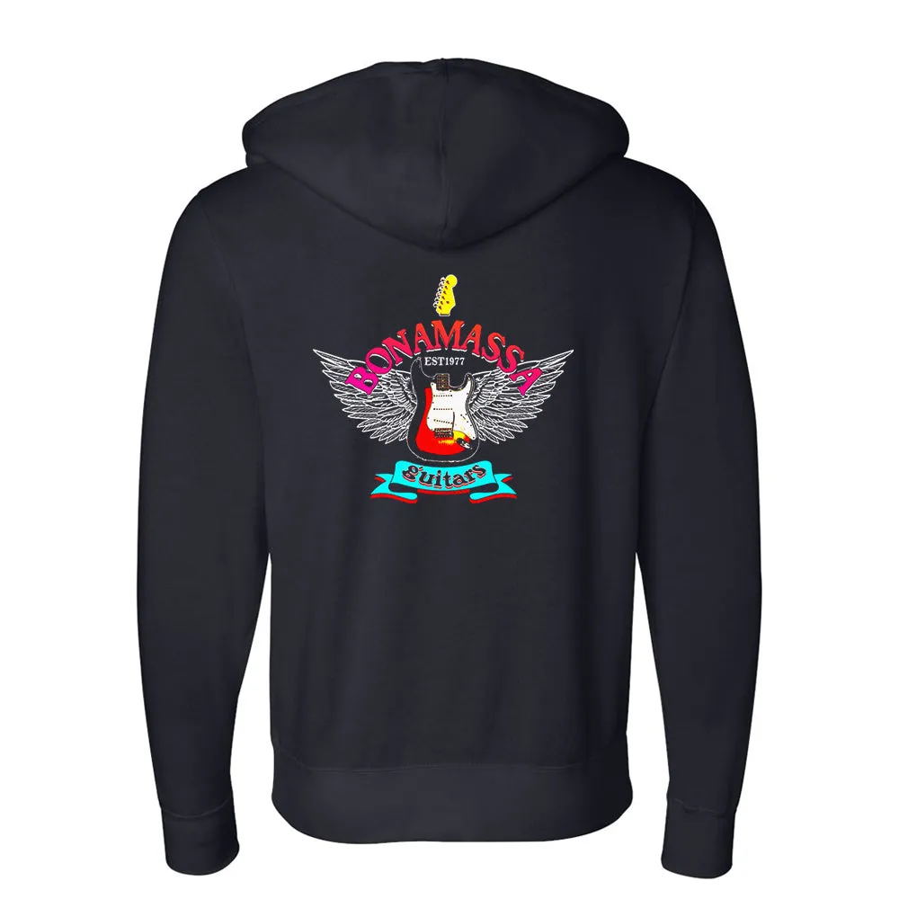 Guitar Guardian Zip-Up Hoodie (Unisex)- Multi