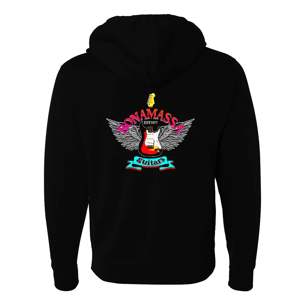 Guitar Guardian Zip-Up Hoodie (Unisex)- Multi