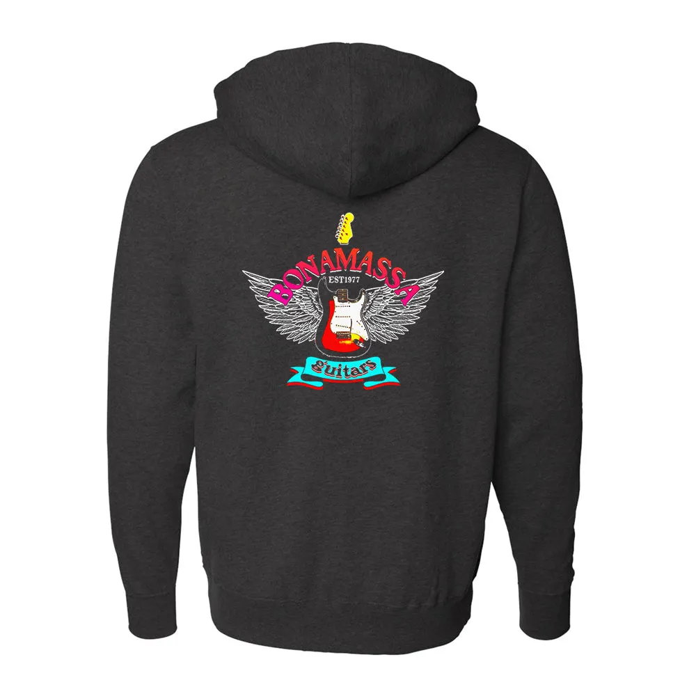 Guitar Guardian Zip-Up Hoodie (Unisex)- Multi