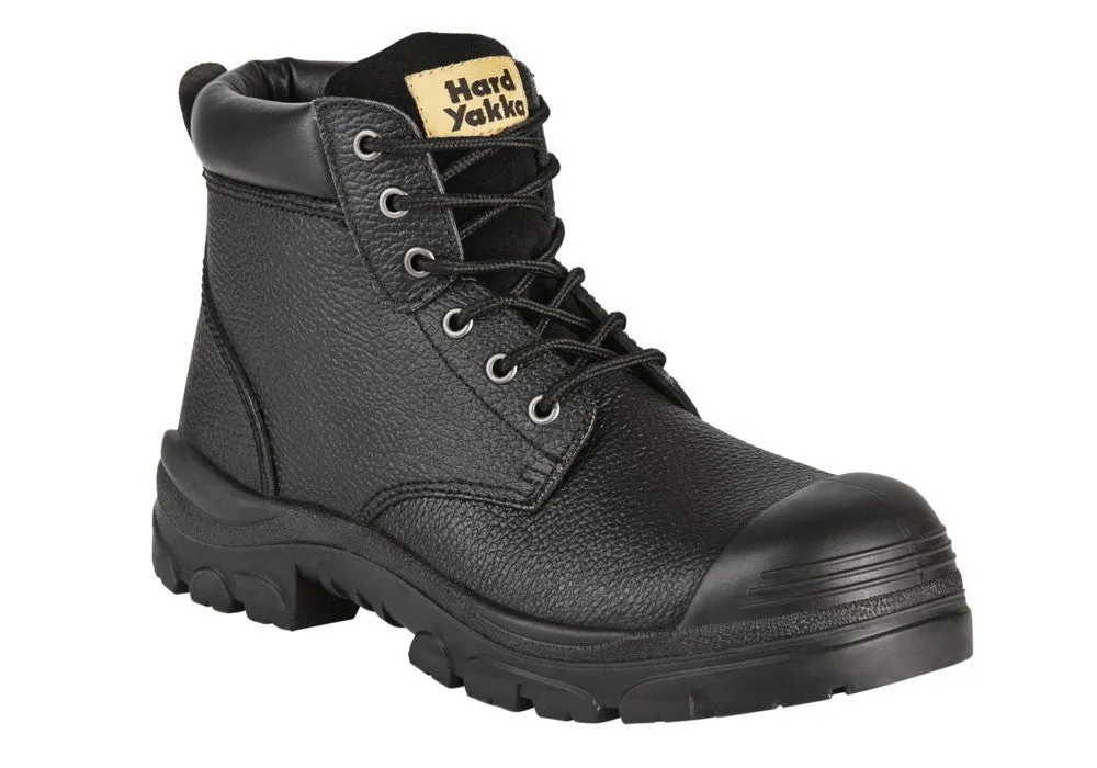 Hard Yakka Gravel Emboss Mens Lace Up Steel Toe Boots