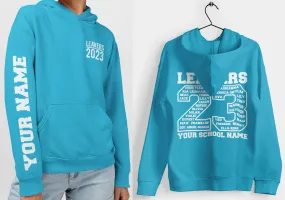 Hawaiian Blue Leavers Hoodie, Schools, Colleges, Universities & Clubs 2023