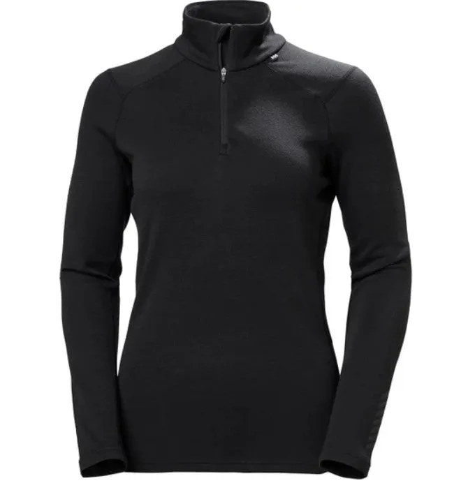 Helly Hansen Womens Lifa Merino Mid Weight 1/2 Zip Base Layer