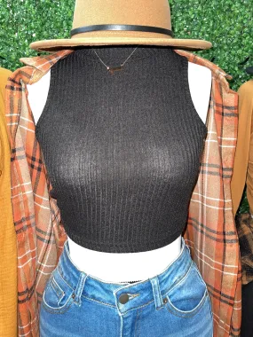 High Neck Crop Top by Kamala