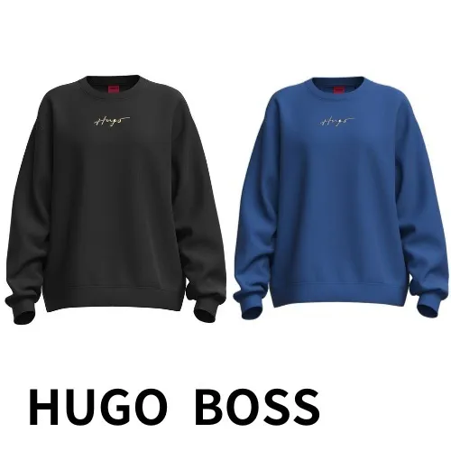 Hugo Boss Crew Neck Unisex Sweat Street Style Long Sleeves Plain