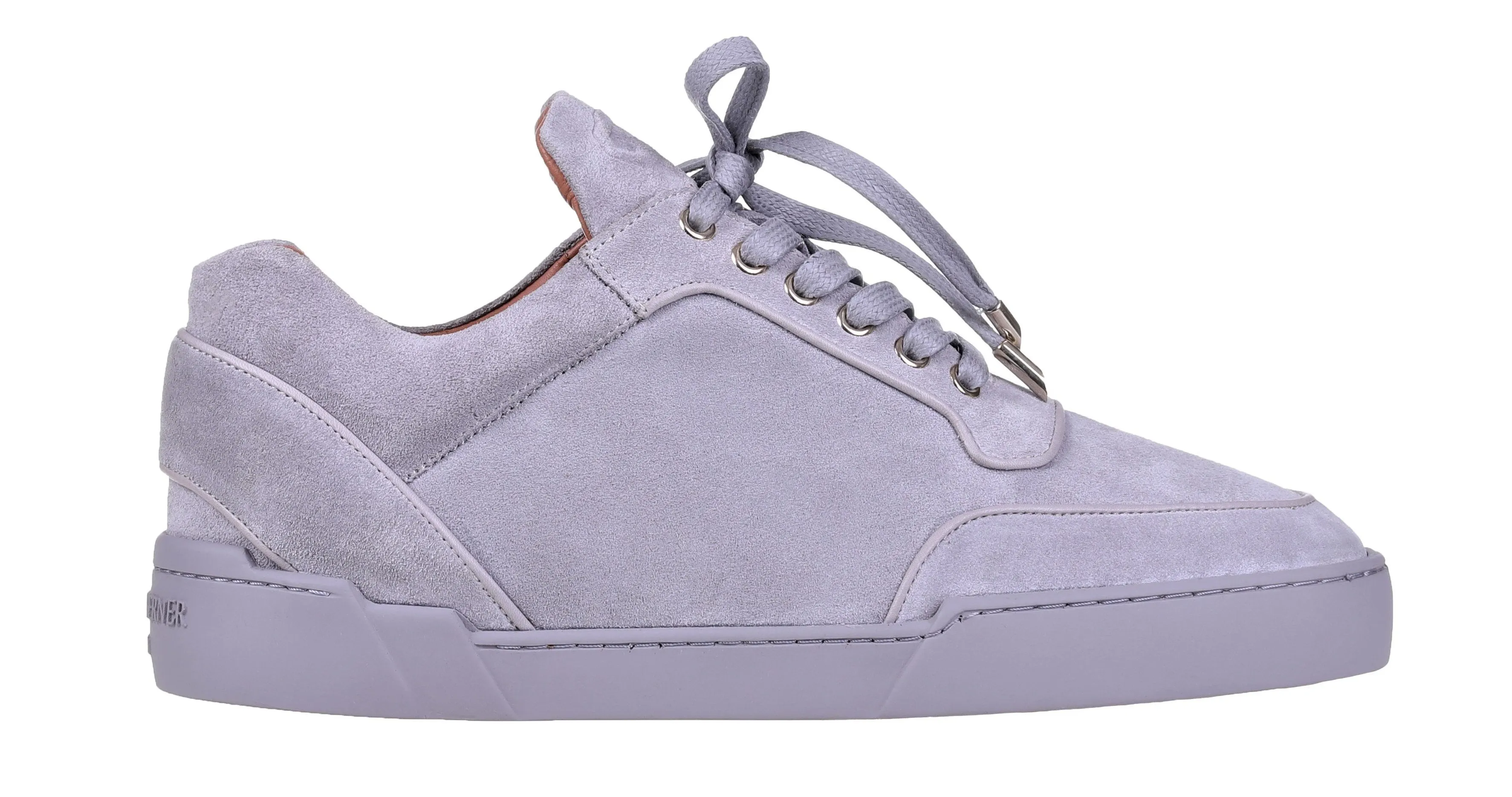 Ice Grey Low-Top Shoes.