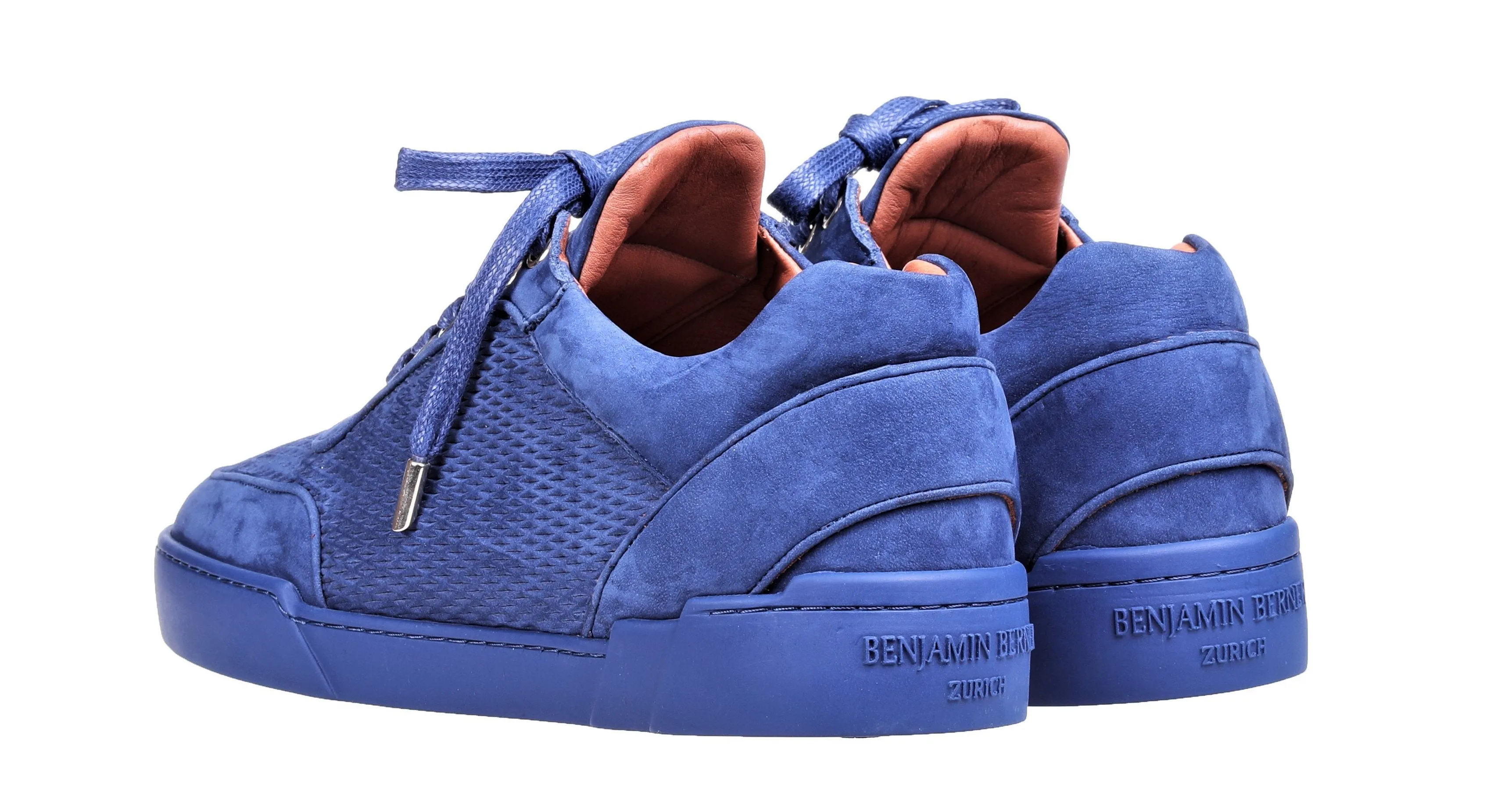 Indigo Blue Low-Top Sneakers