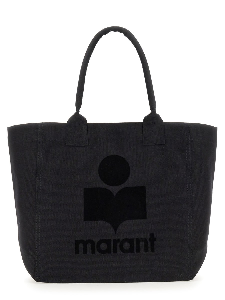 ISABEL MARANT    YENKY SMALL COTTON CANVAS TOTE BAG