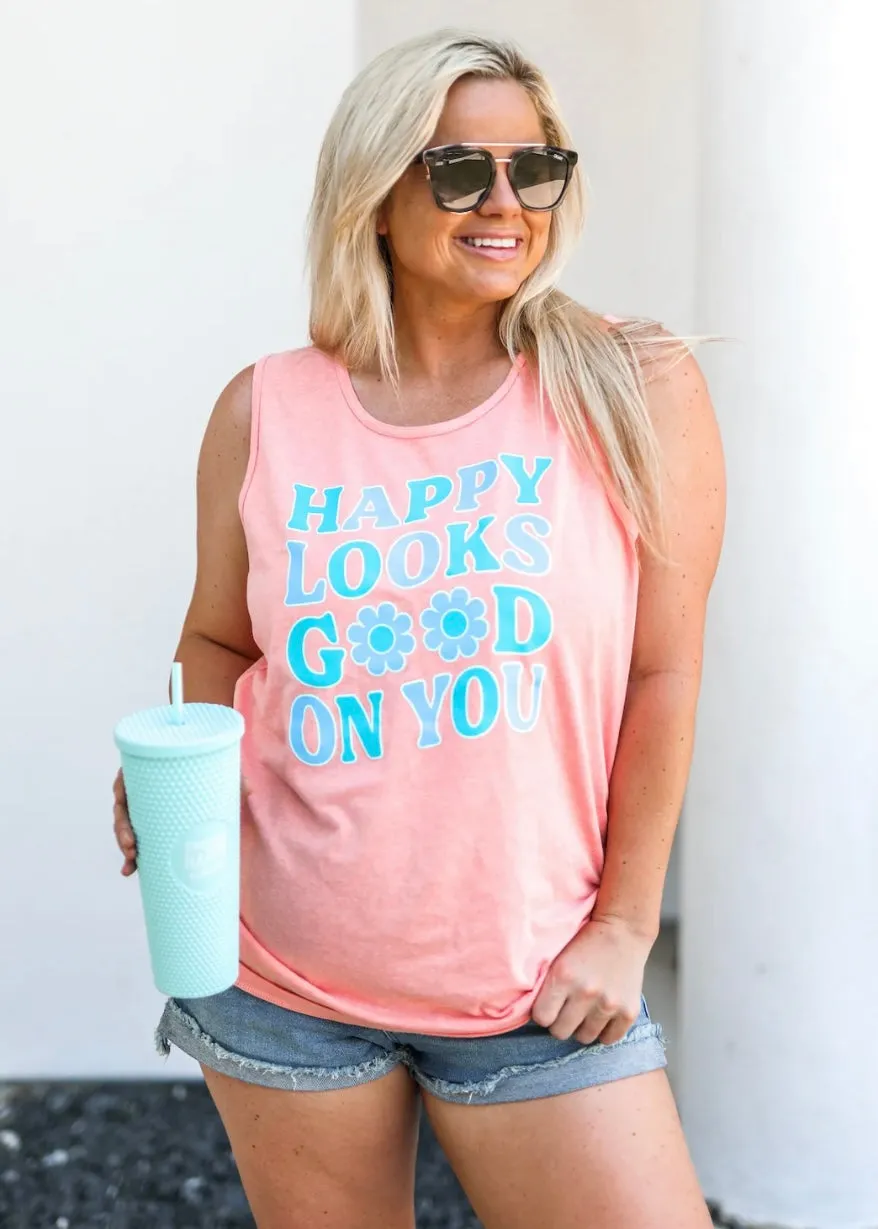 Jadelynn Brooke tank Happy Looks Good On You