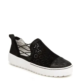 Jambu Women's Erin Perfed Slip On Sneaker (Black)